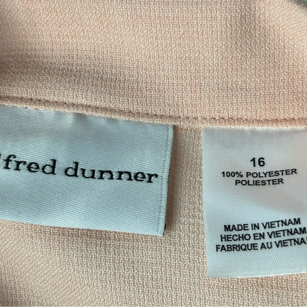 Alfred Dunner‎ Peach Pink Blazer 16